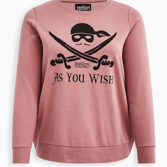 Torrid • Cozy Fleece The Princess Bride As You Wish Sweatshirt - Picture 2 of 8